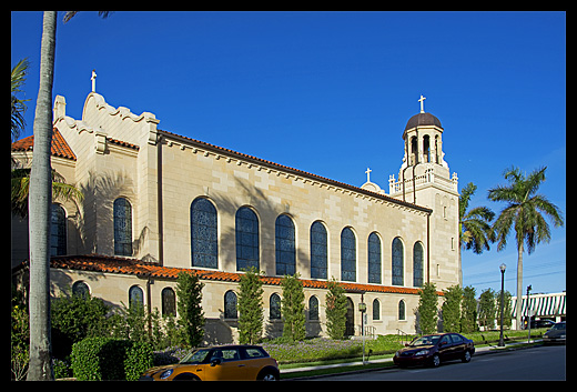 St Edward's church Palm Beach